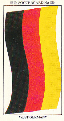 West Germany 1978/79 the SUN Soccercards #986